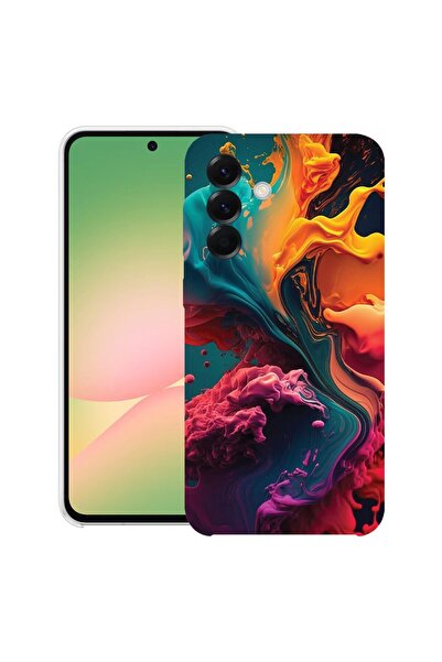 bestcase Θήκη για Samsung Galaxy A17 5G με Σχέδιο Υγρών Χρωμάτων, Διαφανής Λε...