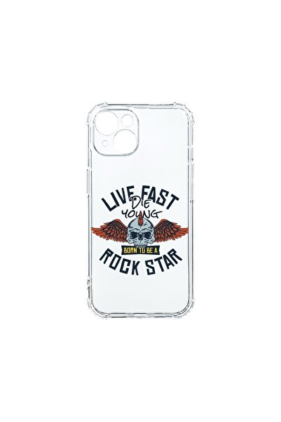 bestcase Husa Αντικραδασμική 1.5MM, συμβατή με Apple iPhone 15, Rock Star, Τε...