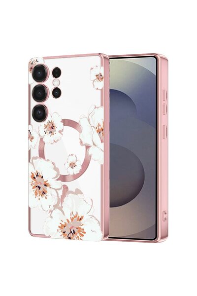 bestcase Πολυτελής Θήκη MagSafe, Συμβατή με Samsung Galaxy S24 Ultra, Παστέλ ...