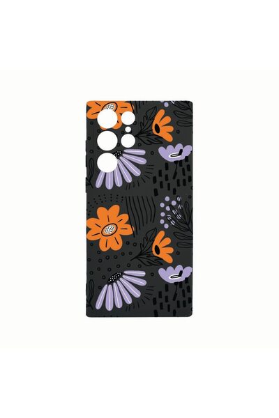 bestcase Θήκη Σιλικόνης, Συμβατή με Samsung Galaxy S22 Ultra, Λουλούδια - Πασ...