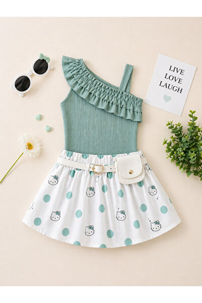 leora kids store Kız çocuk üç parça set