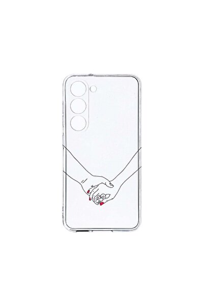 bestcase Διαφανής Θήκη Σιλικόνης 2MM, Συμβατή με Samsung Galaxy S23, Love, Αν...