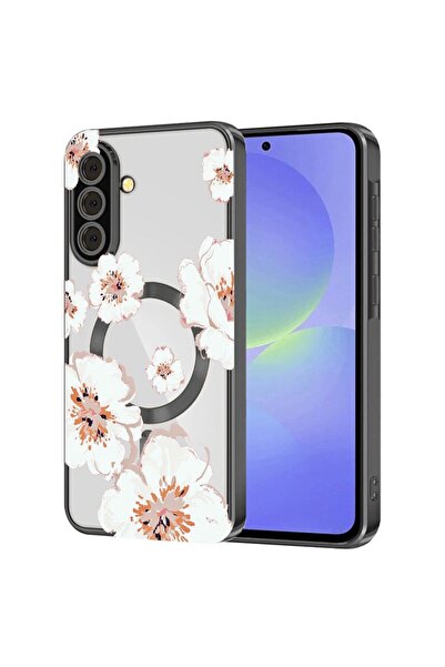 bestcase Πολυτελής Θήκη MagSafe, Συμβατή με Samsung Galaxy S24 Plus, Φλοράλ Σ...