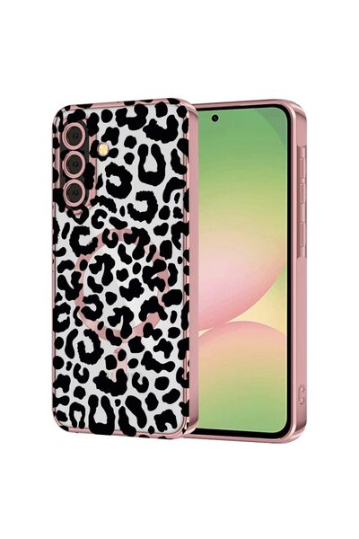 bestcase Πολυτελής Θήκη MagSafe, Συμβατή με Samsung Galaxy S25, Λεοπάρ, Εξαιρ...