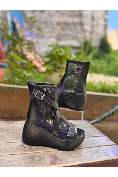 Shero shoes LOLİ DAMLA TABAN TRANSPARAN SANDALET BOT