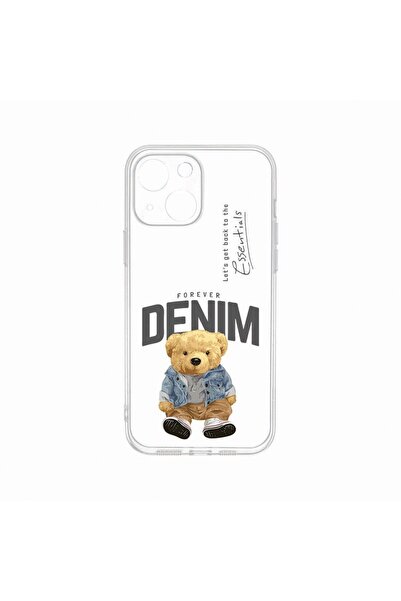 bestcase Husa BestCase¬Æ, Compatibila Cu Apple iPhone 14 Plus, Denim Style Te...
