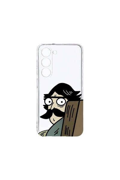 bestcase Διαφανής Θήκη Σιλικόνης 2MM, Συμβατή με Samsung Galaxy S23, Με Σχέδι...