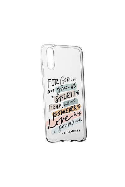 bestcase Husa de protectie cu mesaj Bible, pentru Huawei P20, rezistenta la u...