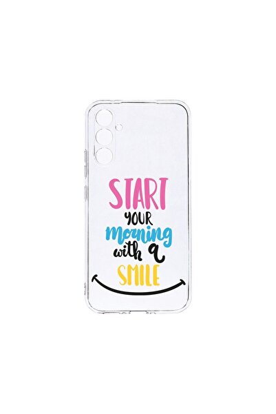 bestcase Διαφανής Θήκη Σιλικόνης 2MM, Συμβατή με Samsung Galaxy S23 FE, Smile...