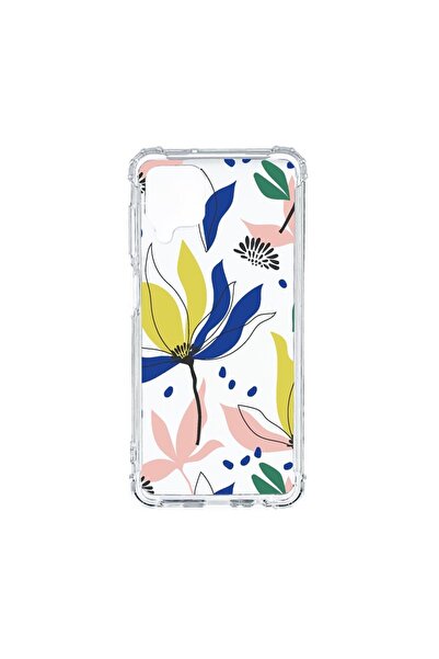 bestcase Husa Αντικραδασμική Θήκη Συμβατή με Samsung Galaxy A12, Σχέδιο Λουλο...
