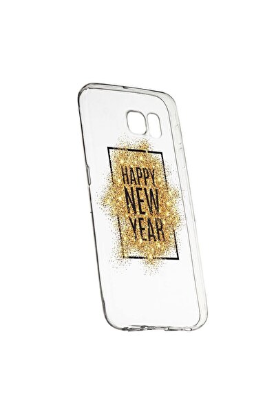 bestcase Husa de protectie Happy New Year pentru Samsung Galaxy S6, rezistent...