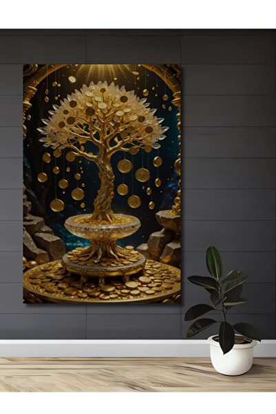 Teona Ahşap Διακοσμητικός πίνακας ζωγραφικής σε ξύλινη βάση με εμφάνιση ελαιο...