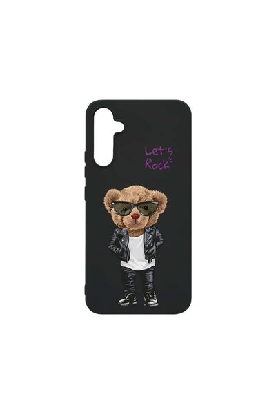 bestcase Θήκη, Συμβατή με Samsung Galaxy A34, Let's Rock Teddy Bear, Λεπτή 0....
