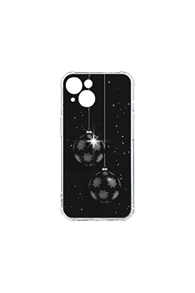 bestcase Husa Anti Shock 1.5MM, compatibila cu Apple iPhone 15, Xmas Globes, ...