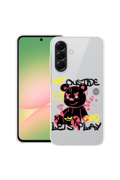 bestcase Θήκη για Samsung Galaxy A17 5G με σχέδιο Αρκουδάκι Lets Play, Διαφαν...