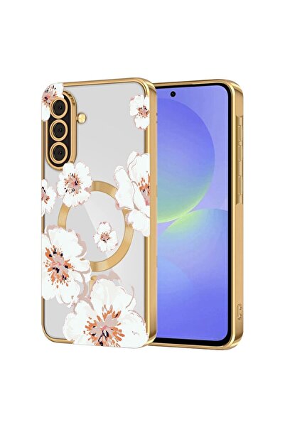 bestcase Πολυτελής Θήκη MagSafe, Συμβατή με Samsung Galaxy S24 Plus, Φλοράλ Σ...