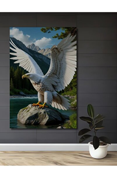 Teona Ahşap Μεγάλος Λευκός Αετός Ποταμός Ζούγκλας Καμβάς Ξύλινο Διακοσμητικό ...
