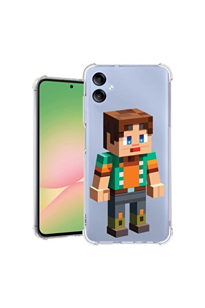 bestcase ¬Æ Husa compatibila Samsung Galaxy A06 4G, Anti Shock 1.5MM, Minecra...
