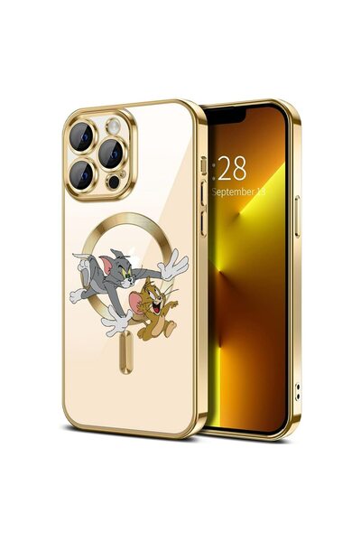 bestcase Husa Luxury MagSafe, Συμβατό με Apple iPhone 15 Pro Max, Τομ και Τζέ...