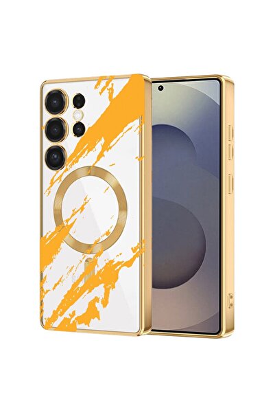 bestcase Πολυτελής Θήκη MagSafe, Συμβατή με Samsung Galaxy S25 Ultra, Χρυσές ...