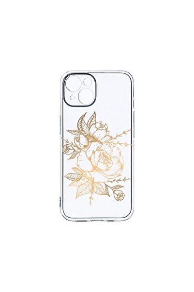 bestcase Husa Clear Silicon 2MM, Compatibila Cu Apple iPhone 13 Mini, Golden ...