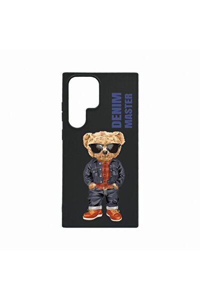 bestcase Θήκη, Συμβατή με Samsung Galaxy S23 Ultra, Denim Master - Αρκουδάκι,...