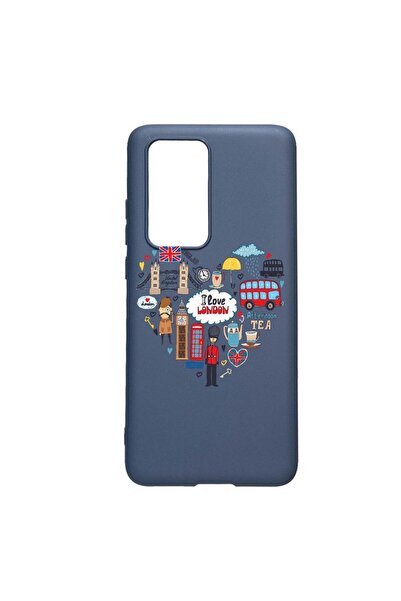 bestcase Husa Silicon Compatibila Cu Huawei P40, I Love London, rezistenta la...