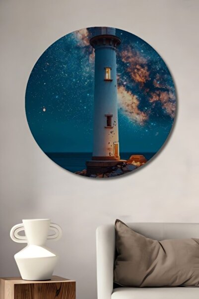 Teona Ahşap Στρογγυλός Φανός Ουρανού, Ξύλινο Διακοσμητικό Πίνακας Ζωγραφικής ...