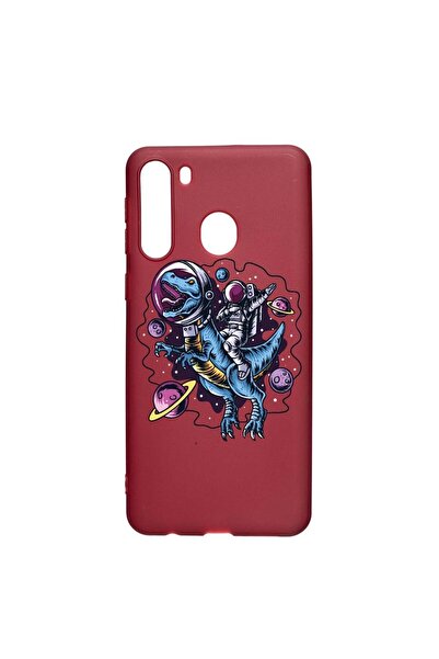 bestcase Husa Silicon Compatibila cu Samsung Galaxy A21, Astronaut Ride, rezi...
