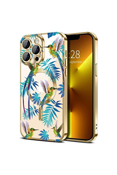 bestcase Πολυτελής Θήκη MagSafe, Συμβατή με Apple iPhone 13 Pro, Τροπικό μπλε...