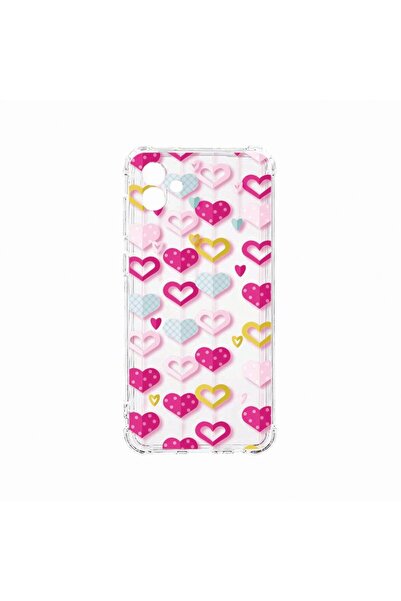 bestcase Αντικραδασμική Θήκη, Συμβατή με Samsung Galaxy A04, Χαριτωμένα Καρδι...