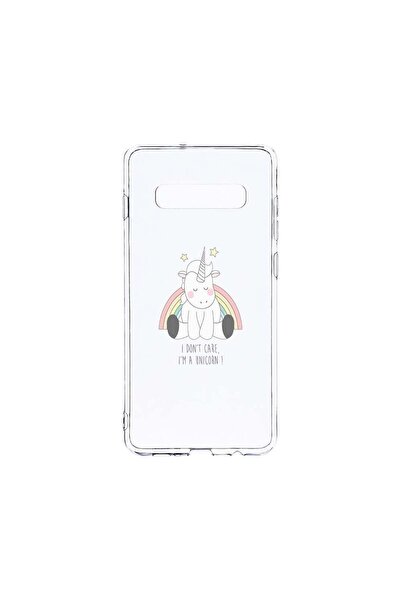 bestcase Διαφανής Θήκη Σιλικόνης 2MM, Συμβατή με Samsung Galaxy S10, Μονόκερο...