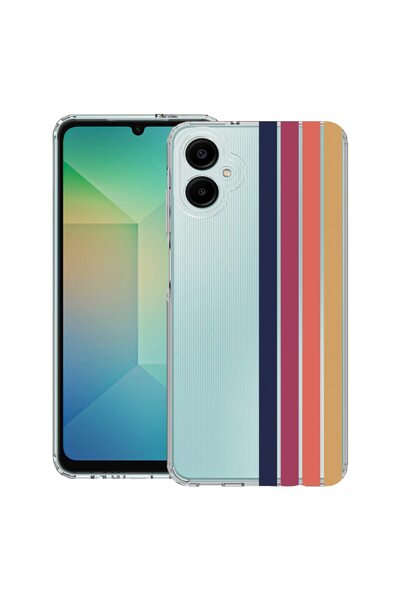 bestcase Θήκη για Samsung Galaxy A06 5G, Αντικραδασμική 1.5MM, Ρετρό Γραμμές,...