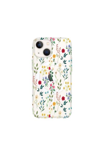 bestcase Θήκη MagSafe Αντικραδασμική, Συμβατή με Apple iPhone 13 Mini, Ανθισμ...