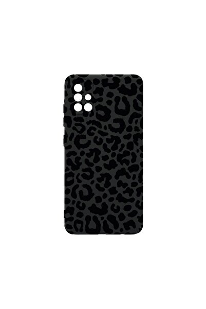 bestcase Θήκη Υγρής Σιλικόνης Premium, Συμβατή με Samsung Galaxy A71, Λεοπάρ,...
