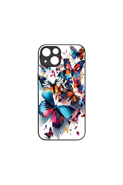 bestcase Husa MaxSafe, Συμβατό με Apple iPhone 15 Plus, Πολύχρωμες Πεταλούδες...