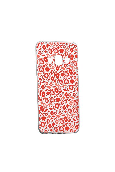 bestcase Калъф с десен на червени цветя, за Samsung Galaxy J3 2016, устойчив ...