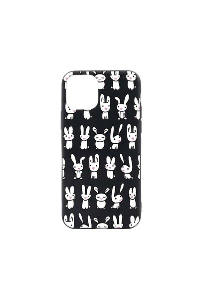 bestcase Силиконов калъф със зайчета, съвместим с Xiaomi Mi 11 Pro, устойчив ...