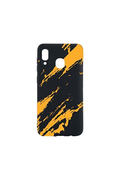 bestcase Λεπτή Θήκη Σιλικόνης 0.8MM, Συμβατή με Samsung Galaxy A40, Χρυσές Ρί...