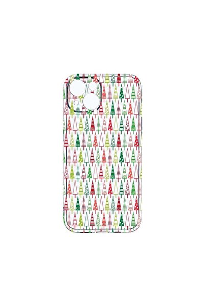 bestcase Husa Clear Silicon 2MM, Compatibila Cu Apple iPhone 14, Xmas Tree, A...