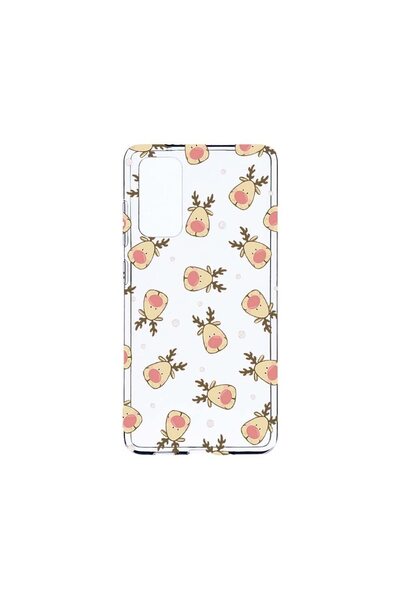 bestcase Διαφανής Θήκη Σιλικόνης 2MM, Συμβατή με Samsung Galaxy S20, Χριστουγ...