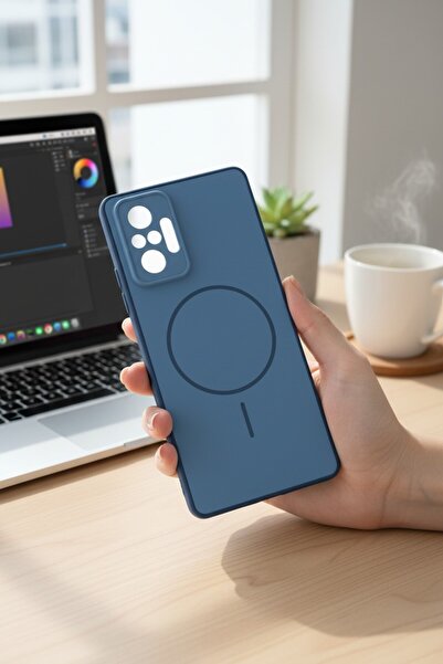 batuteknoloji Redmi Note 10 Pro MagSafe Görünümlü Soft BTU Silikon Kapak