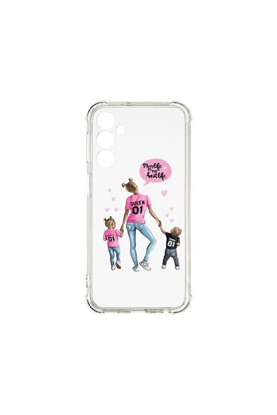 bestcase Αντικραδασμική Θήκη 1.5MM, Συμβατή με Samsung Galaxy M34, Σχέδιο Μαμ...