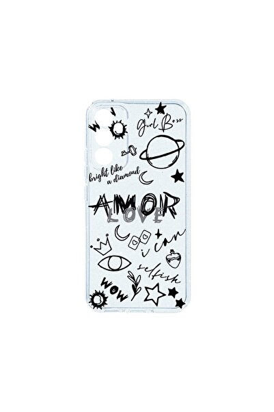 bestcase Θήκη Crystal Glitter 2MM, Συμβατή με Samsung Galaxy A15 5G, Goth Lov...