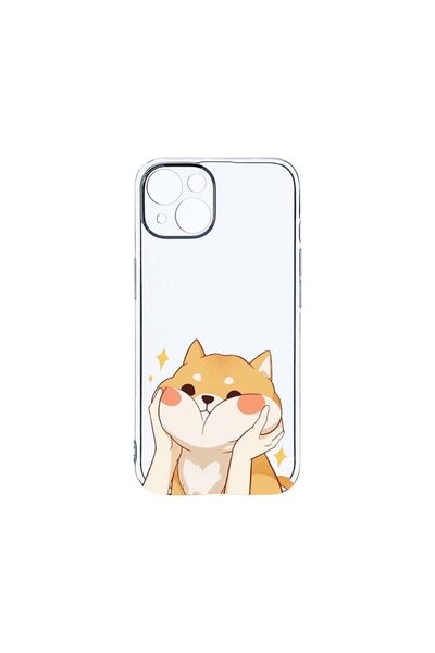 bestcase Διαφανής Θήκη Σιλικόνης 2MM, Συμβατή με Apple iPhone 14, Emoji - Γλυ...