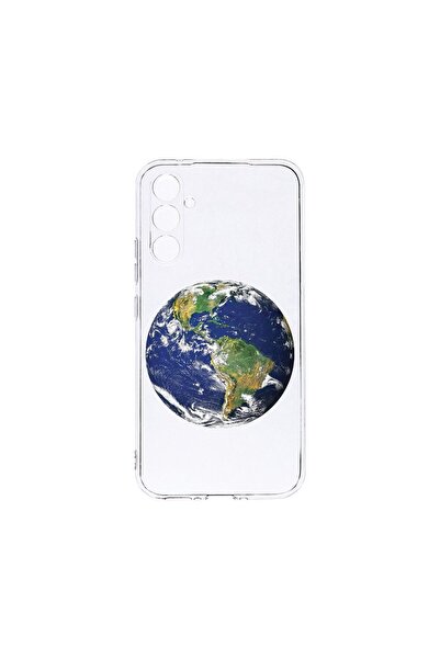 bestcase Διαφανής Θήκη Σιλικόνης 2MM, Συμβατή με Samsung Galaxy A34, Earth, Α...