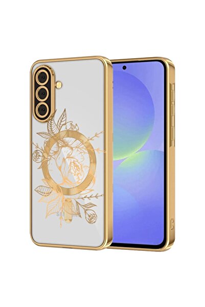 bestcase Πολυτελής Θήκη MagSafe, Συμβατή με Samsung Galaxy S24 Plus, Ροζ Χρυσ...