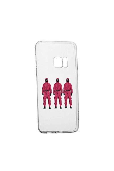 bestcase Θήκη σιλικόνης συμβατή με Samsung Galaxy S7, Squid Game - Μάσκα Στρα...