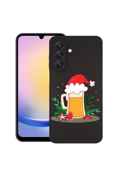 bestcase Husă pentru Samsung Galaxy A36, Xmas Beer, Silicon subțire 0.8MM, An...