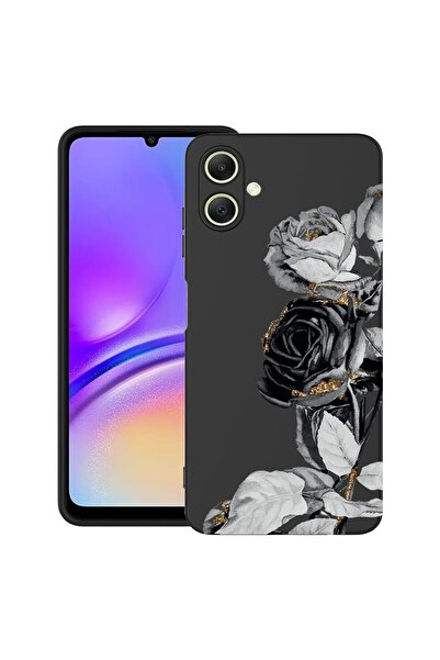 bestcase Husă pentru Samsung Galaxy A06 5G, Negru Trandafiriu, Silicon subțir...